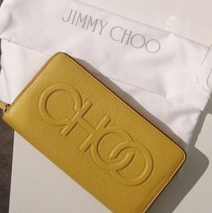 Jimmy Choo full size wallet with dust bag